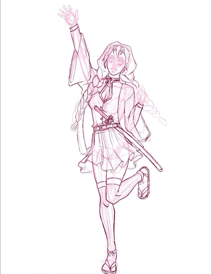 draw original characters or anime fanart that is sfw