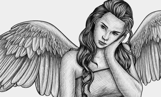 create a beautiful ink illustrations for your project