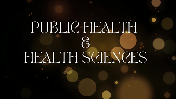 handle technical writing in public health and health sciences
