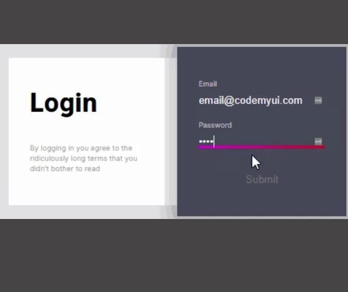 design pop up, sign up animated form and integrate with wp, gmail