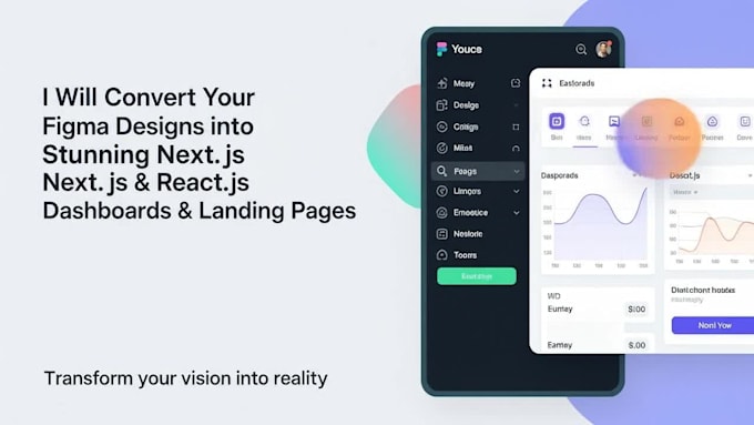 Convert figma web design to reactjs and nextjs app by Simohamedel70 ...