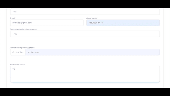 develop web application with python and typescript stack