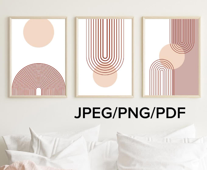 Design printable minimalist wall art by Arhamfarooqui68 | Fiverr