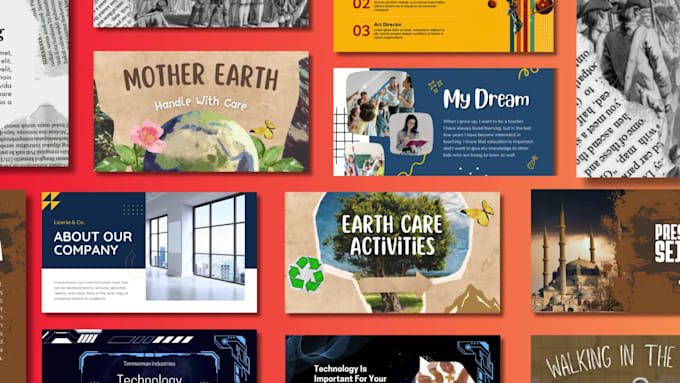 create editable powerpoint, google slide, and canva presentation