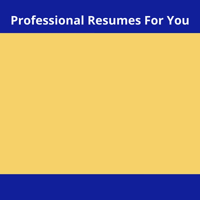 design a professional beautiful resume or CV