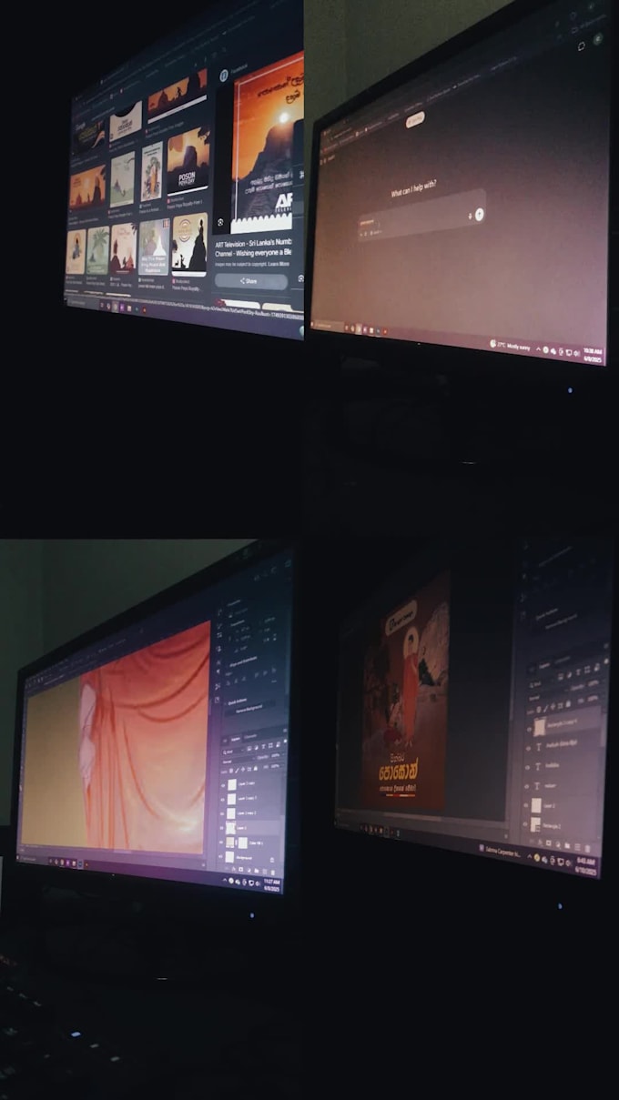 create  professional social media poster