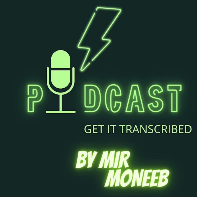transcribe podcast, audio, youtube, or webinars