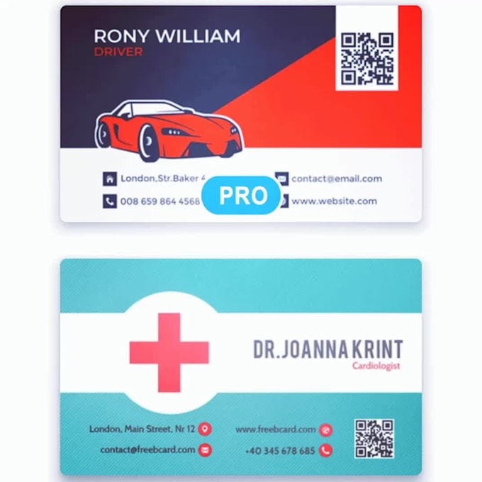 make stunning and adorable bussiness card for your company