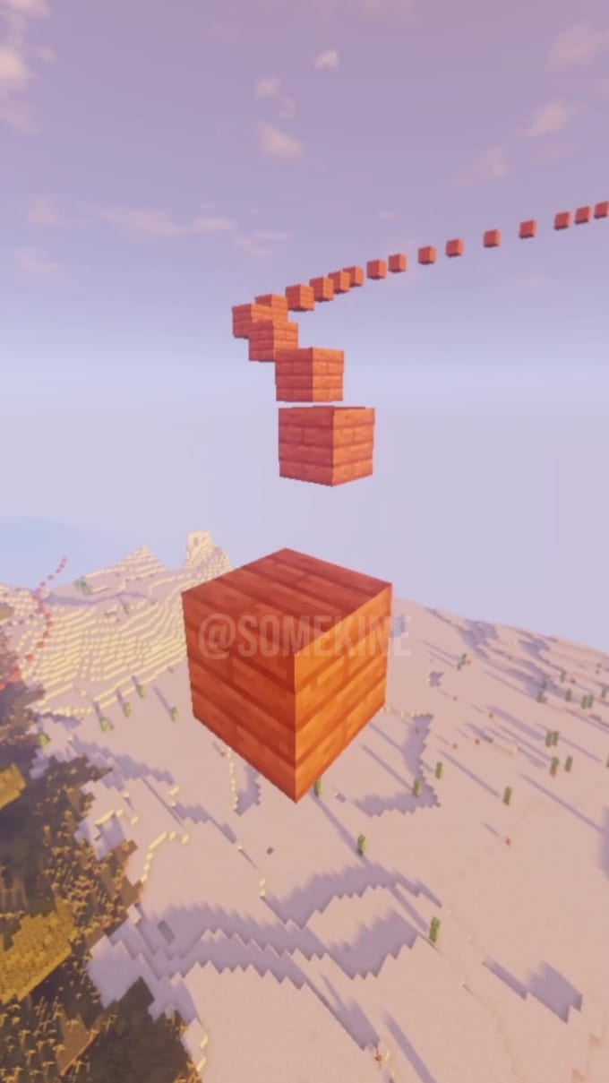 Do minecraft parkour video for tiktok youtube or facebook reels by S0mekine  | Fiverr