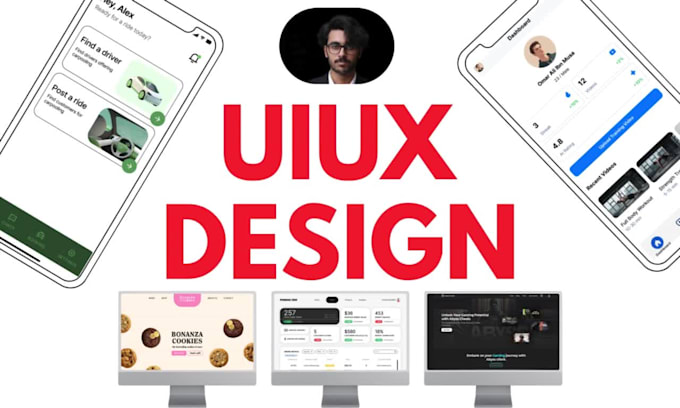 website mockup figma design and ui ux design