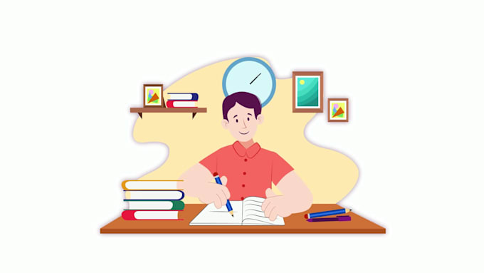 create motion graphics character animations and 2d animations