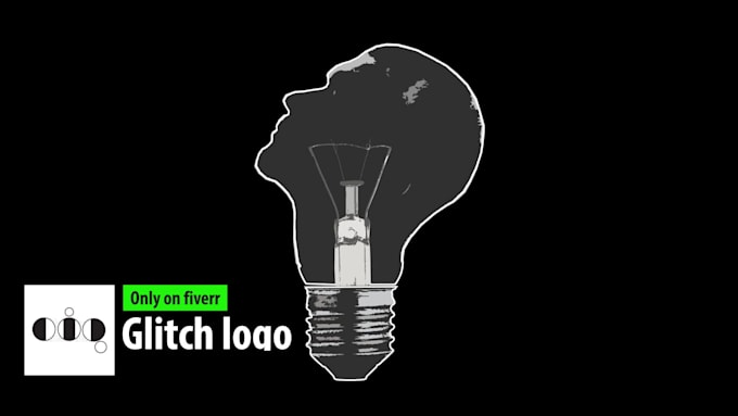 create glitch effect on your logo