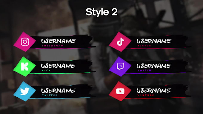 make social media popups for youtube, twitch, kick