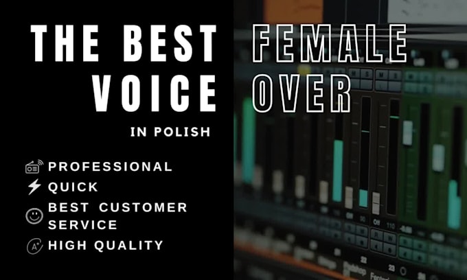 record HQ voiceover and dubbing in polish