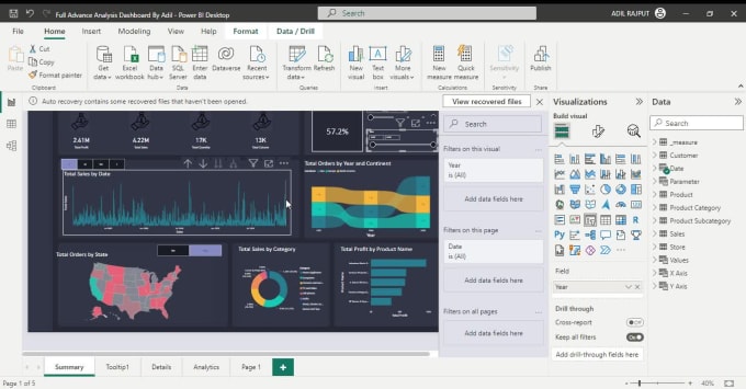 Create Power Bi Dashboard Dax And Do Data Analytics By Adilrajput9678 Fiverr 0304