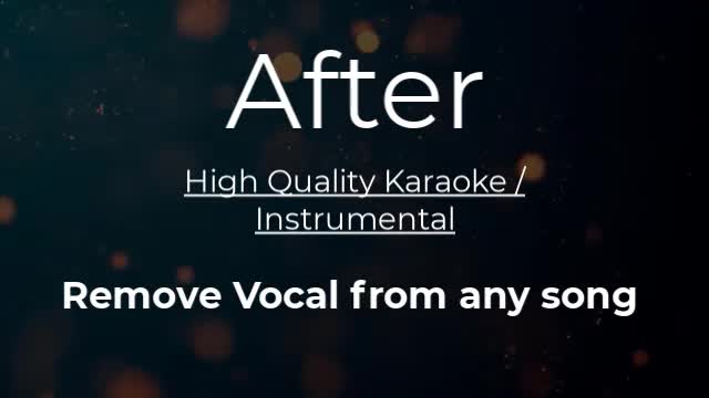 remove vocal from your song
