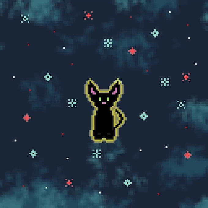 create pixel art game characters, illustrations ,gifs