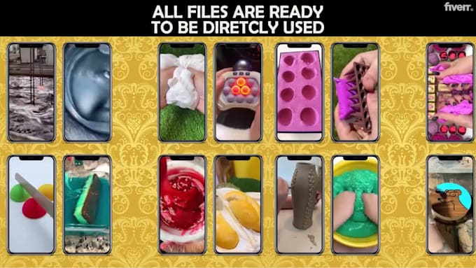 create 5000 monetizable relaxing, oddly satisfying,asmr videos