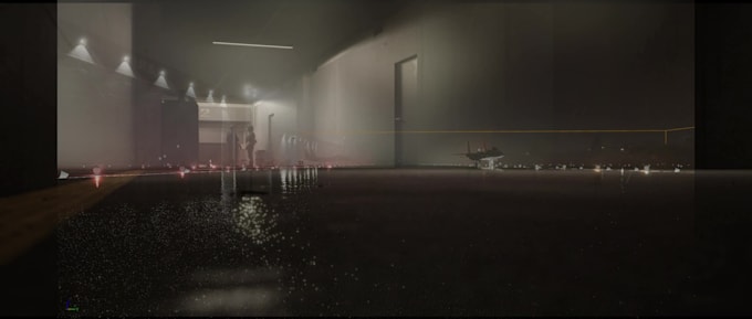short cinematic scene in unreal engine