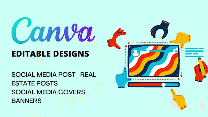 design editable canva templates for your social media posts