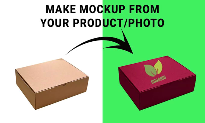 make a mockup from your product or photo