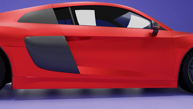create 3d car for you game or project