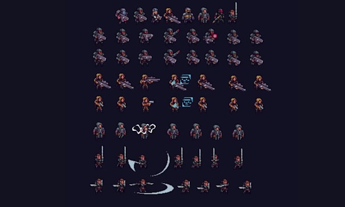 pixel art sprite sheet animation game art pixel game assets pixel nsfw rpg maker