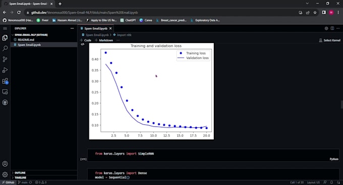 do nlp on your data using python