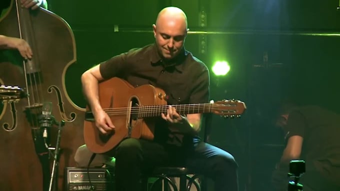 record jazz, gypsy jazz and swing guitar on your song