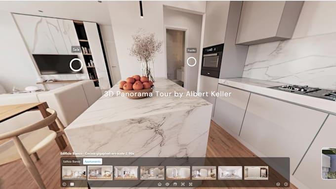 create a 360 panorama tour for real estate developments