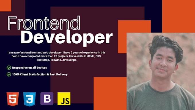 build a professional and responsive landing page website