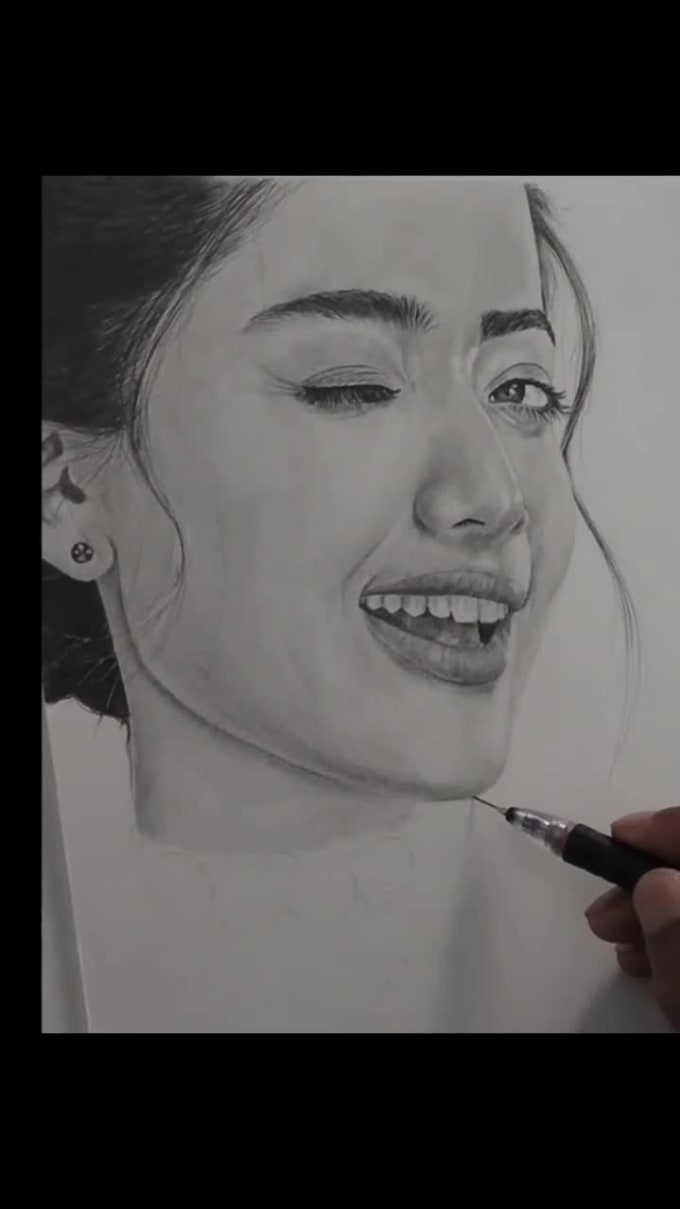 Draw Realistic Pencil Sketch Portrait Drawing Face Sketch By Umeshkumawat270 Fiverr 0562