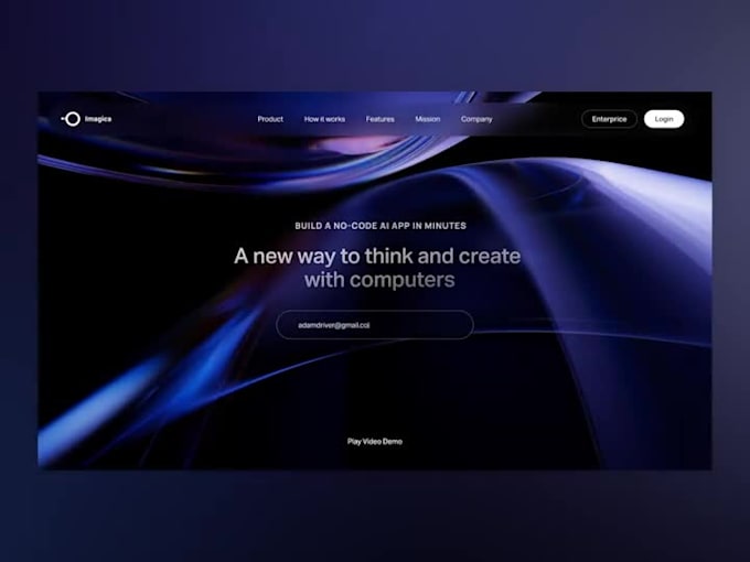 Do 3d animation website with r3f, gsap, webgl, three js, opengl, and ...
