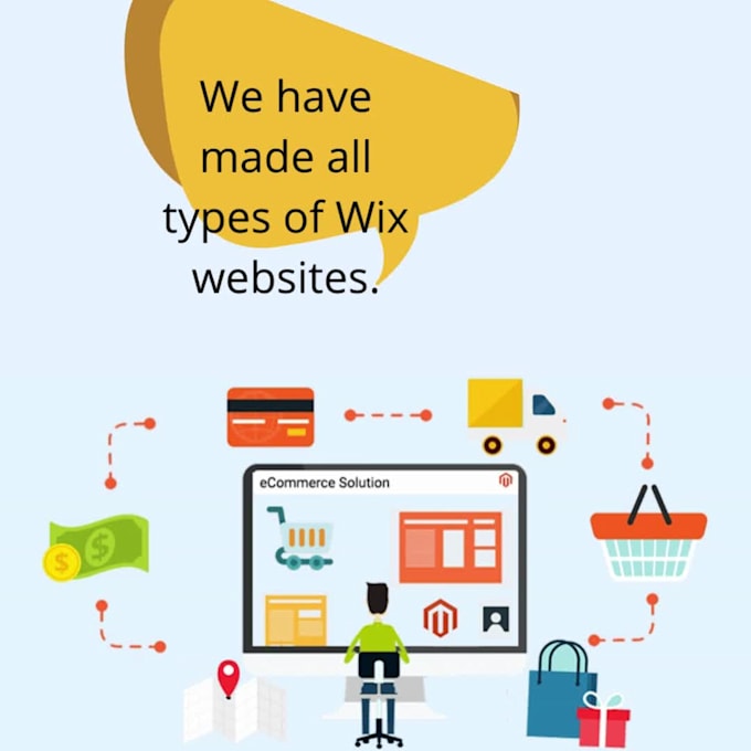 design or redesign wix landing page