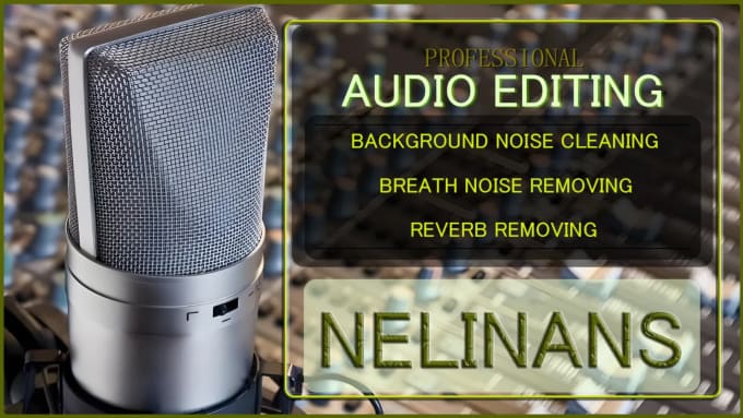 Clear your audio s background noises youtube podcast audio cleaning by  Nelinans | Fiverr