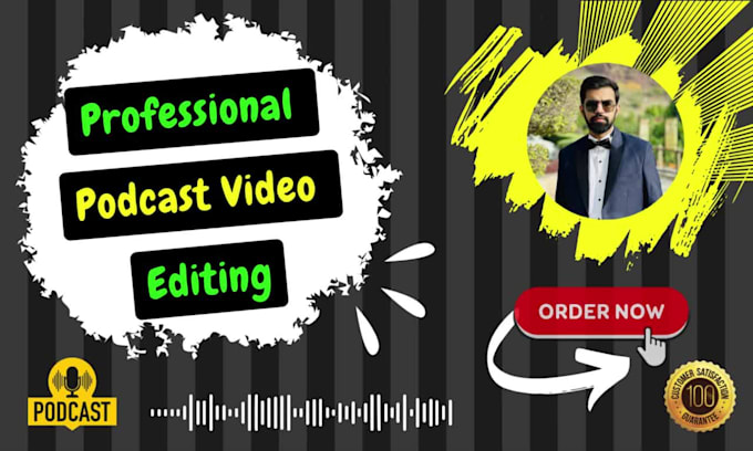 do podcast video editing and interview editing