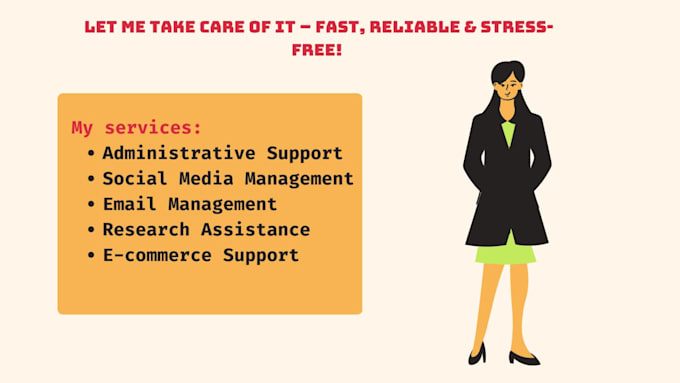 be virtual assistant for admin, data entry, ecommerce