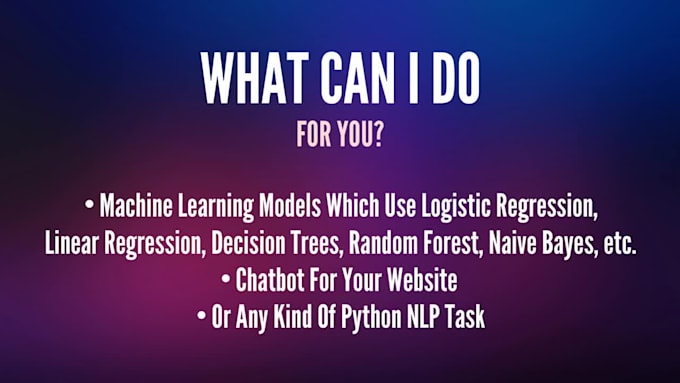 do natural language processing using machine learning