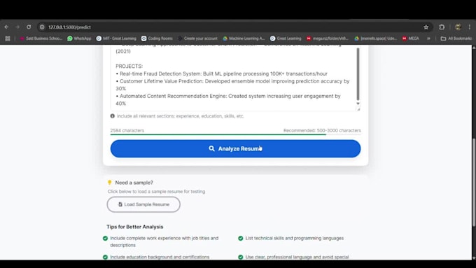 build custom machine learning model with python and deploy as web app or API
