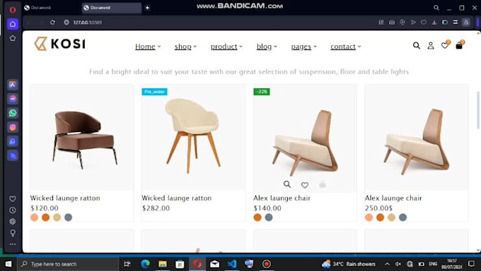 create a responsive modern website using HTML CSS javascript