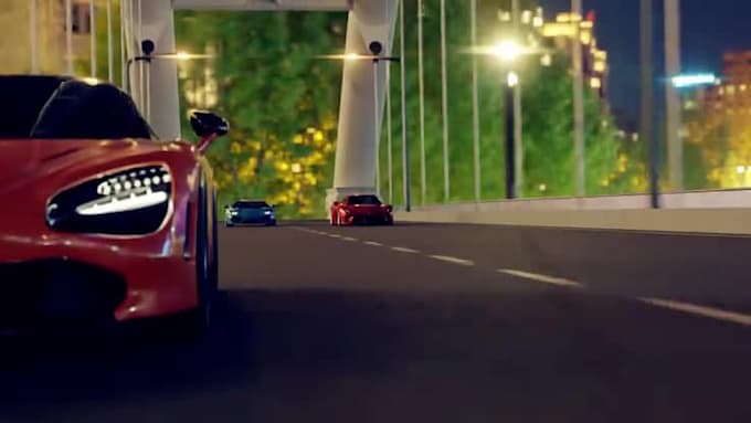 Do 3d racing car animation, realistic car animation, cinematic car ...