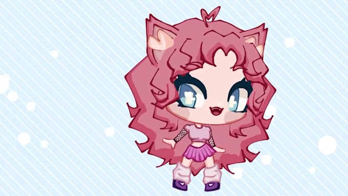 draw and rig a chibi live2d vtuber model for you