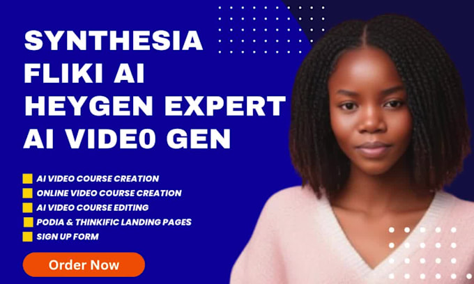 create online course, elearning videos with synthesia, heygen, fliki ai, youtube