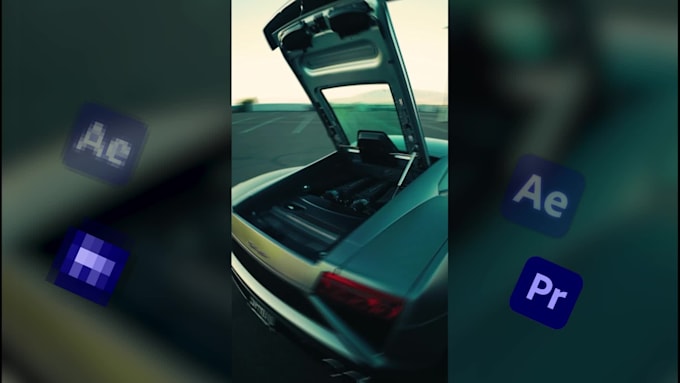 cinematic car speed ramp editing  dynamic automotive video