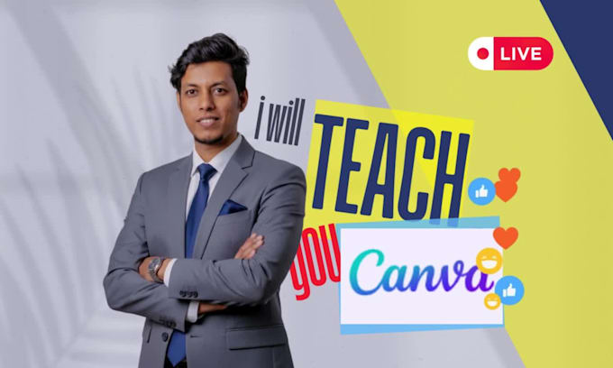 help you design with canva, 1 on 1 live teaching sessions