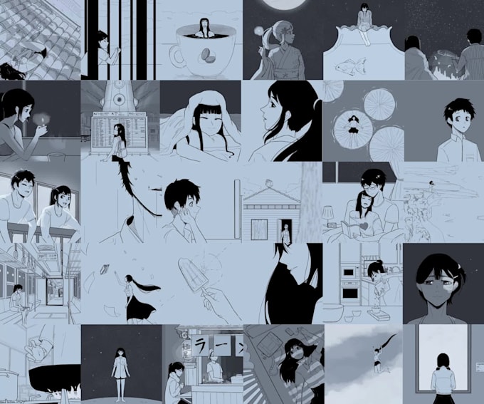 make character animations in anime style