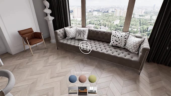 design and create a customizable walkthrough for your small apartment