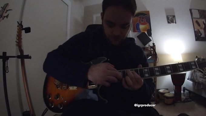record quality guitar or bass