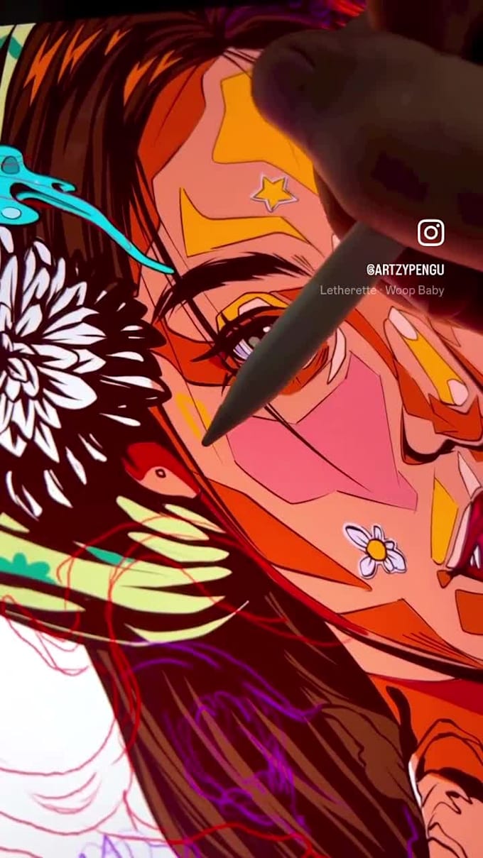 creative portrait and customized
