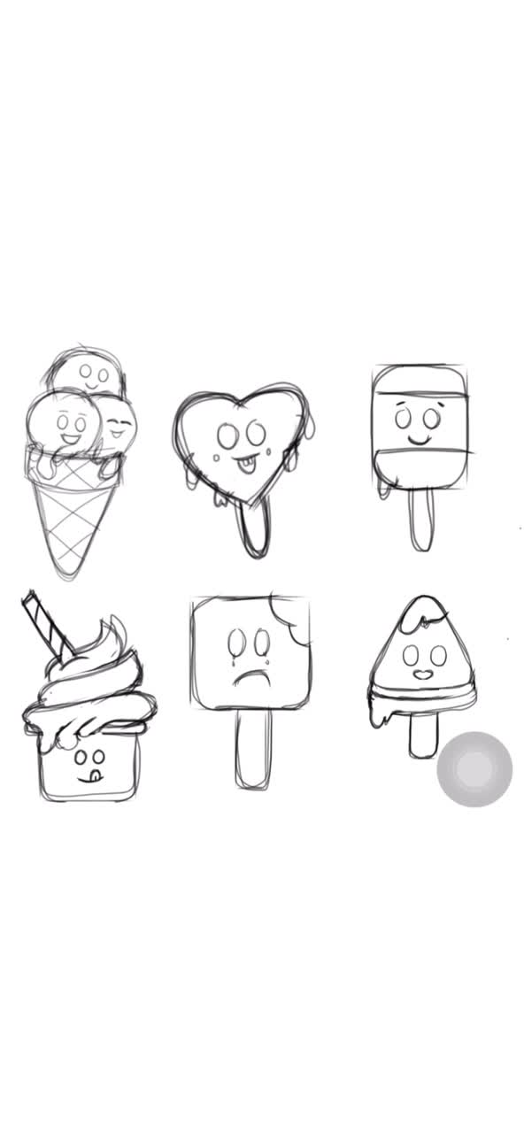 draw custom illustration for microstock, canva element, etc
